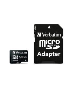 SD kort med 16 Gb og adaptor