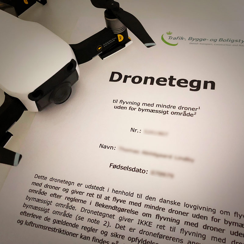 Dronetegn, dronebevis og - Hubshop.dk