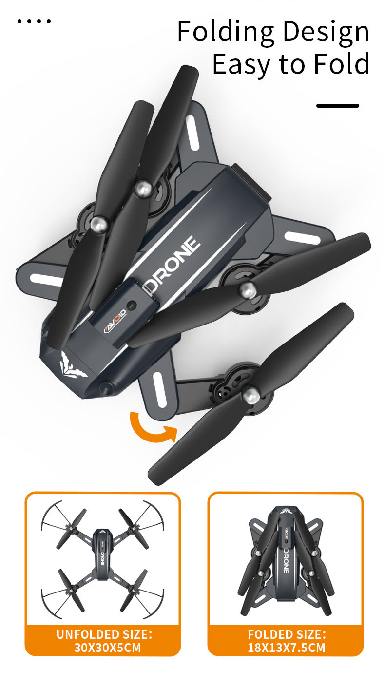 JJRC H109 - Dual 4K Gimbal cams og Forhindringssensorer - Billede 4