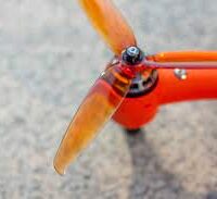 3 blades propellers closeup