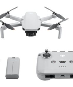 DJI Mini 2 SE, controller og batterier