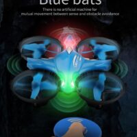 JJRC H102 blue bats
