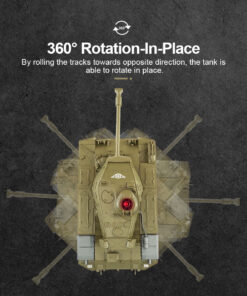JJRC RC tank grå
