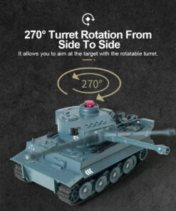 JJRC RC tank grå