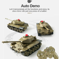 JJRC RC tank grå