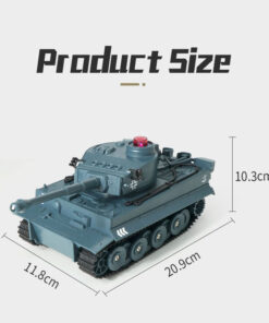 JJRC RC tank grå
