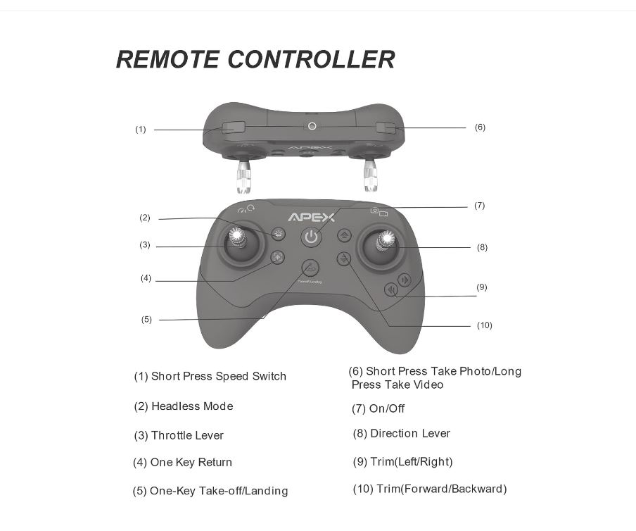 Apex Scratch programmerbar mini drone - Billede 2