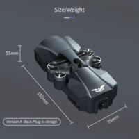 JJRC X22A weight and Sizes sammenfoldet
