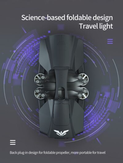 JJRC X22A sammenfoldet