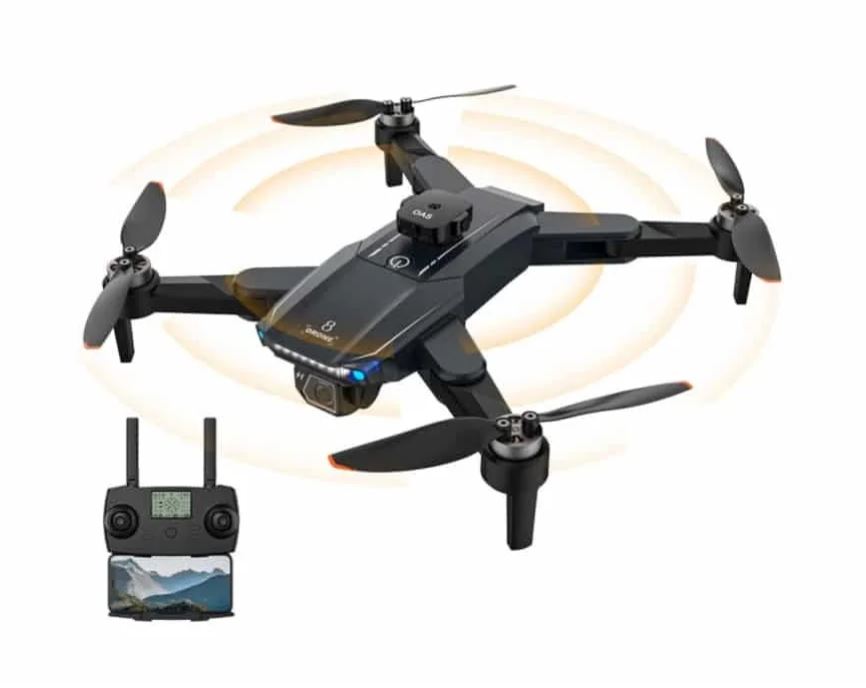 JJRC X33 mini drone med 8K/HD kamera, forhindringssensor, follow-me og FPV